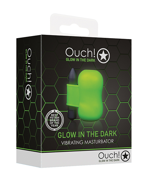 Shots Ouch Vibrating Masturbator - Glow in the
