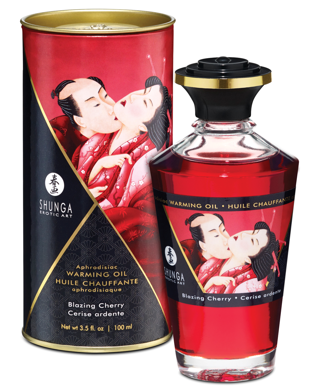 Shunga Warming Oil - 3.5 oz Blazing