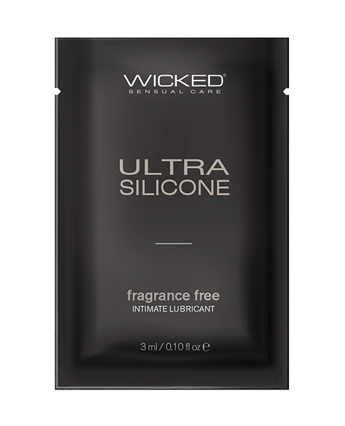 Wicked Sensual Care Ultra Silicone Based Lubricant - .1 oz Fragrance Free