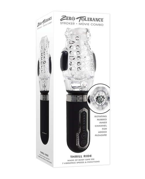 Zero Tolerance Thrill Ride Rechargeable Stroker Male Masturbator
