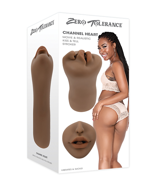 Zero Tolerance Channel Heart Movie & Realistic Kiss & Tell Stroker Male Masturbator